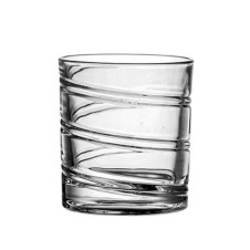Rotating whiskey glass
