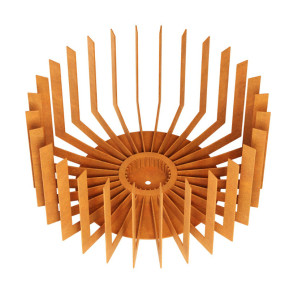 Corten steel fireplace FUEGO ZM