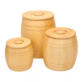 Wooden Grain Barrels