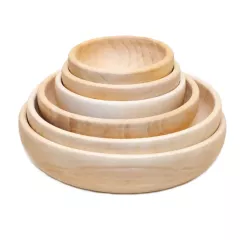 Wooden Bowls for Grain, Flour and Flakes