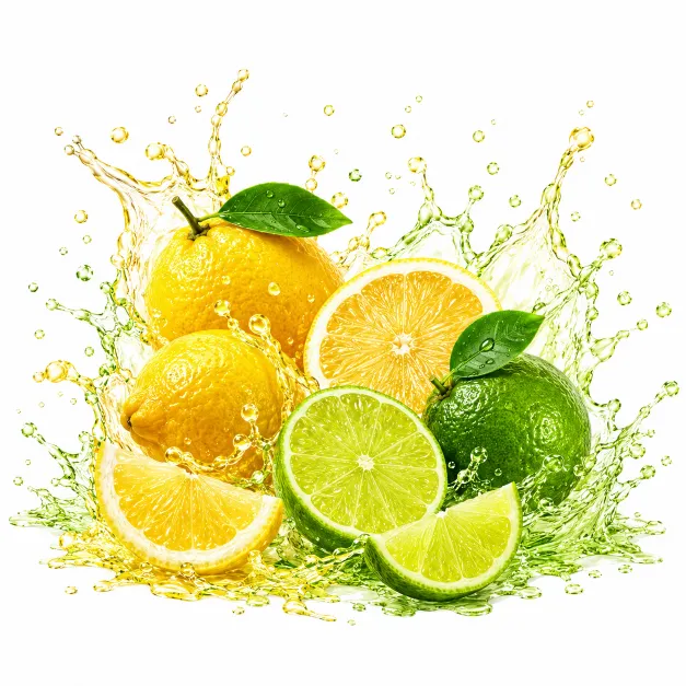 Lemon and Lime juice concentrate splash