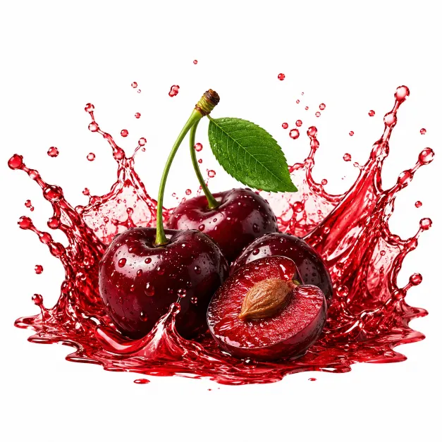Sour Cherry juice concentrate splash