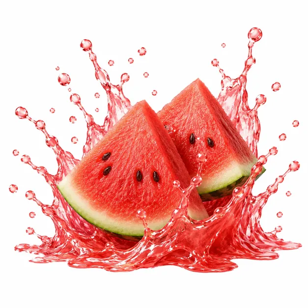 Watermelon juice concentrate splash