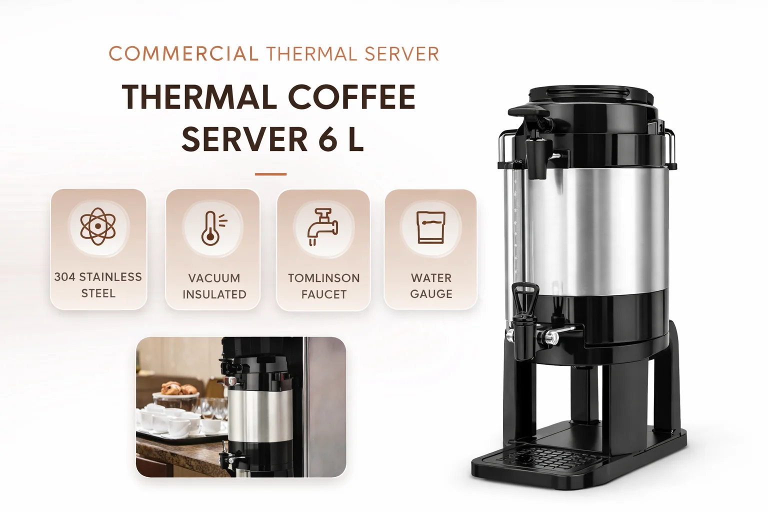 Thermal Coffee Server 6 L