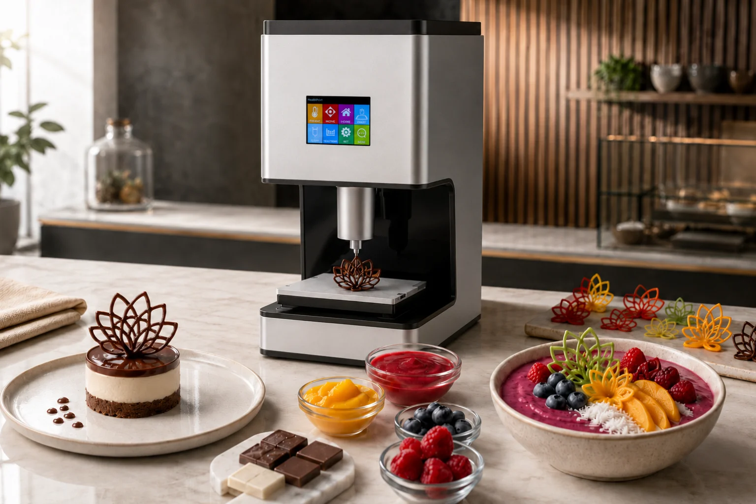 SweetCraft 60 food 3D printer for chocolate, fruit gel and creative dessert decoration